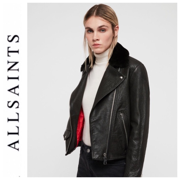 All Saints Jackets & Blazers - AllSaints Luxe Biker Jacket - Rare Gem 💎